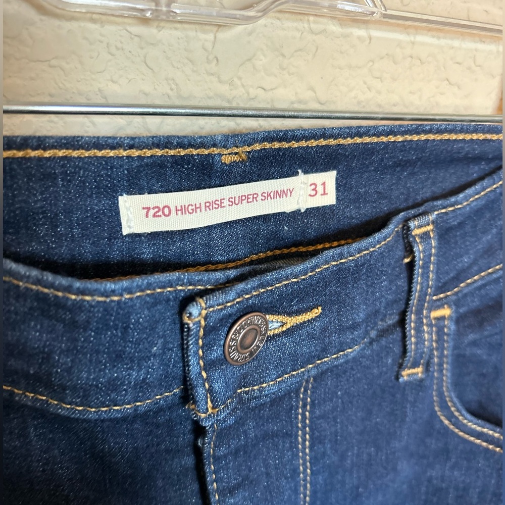 Levi’s 720 High Rise Super Skinny Dark Rinse